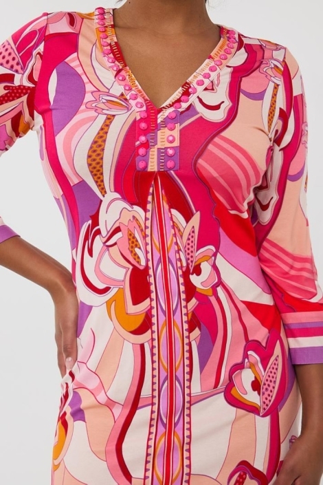 EsQualo dress beads disco hit sj